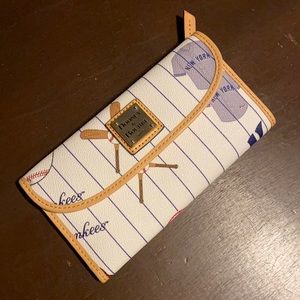 Yankees Dooney and Burke Clutch wallet